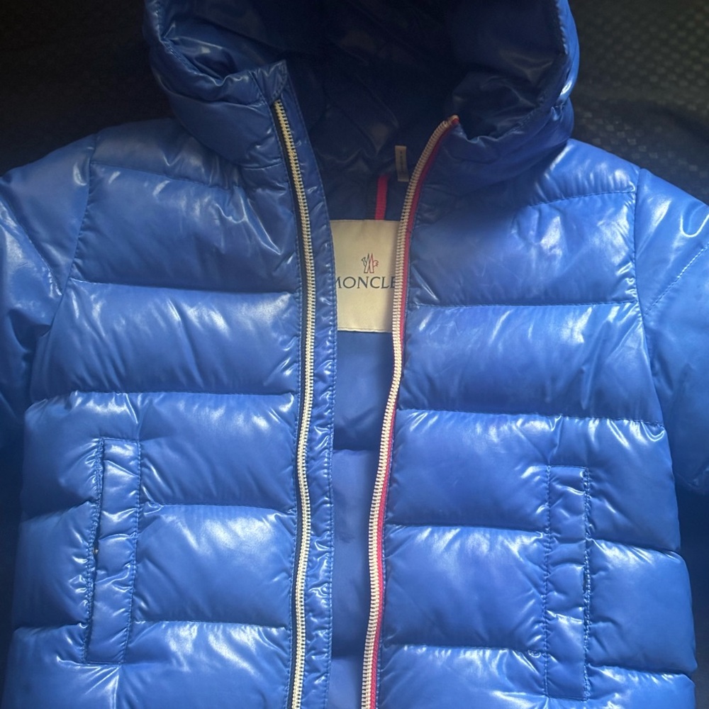 Moncler Vibrant Blue Quilted Jacket toddler